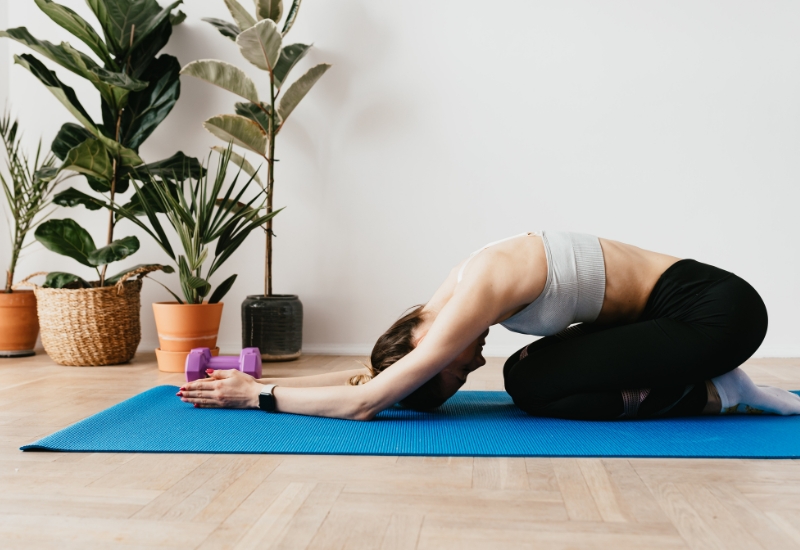 Yoga poses for period pain